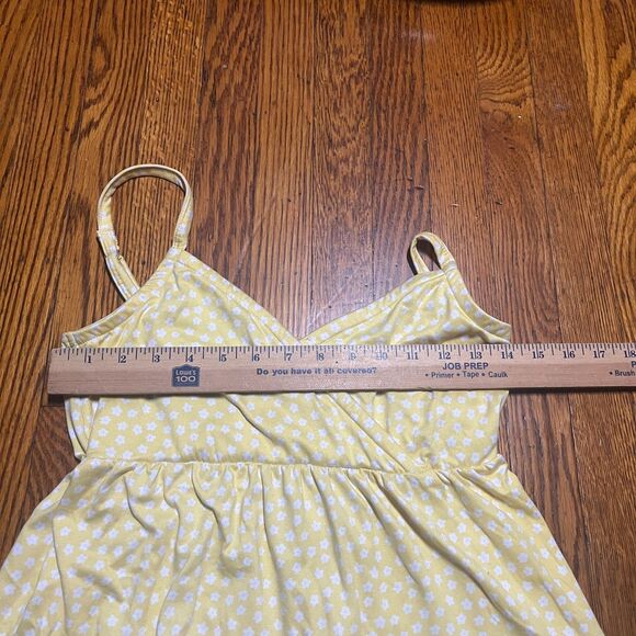 Hollister Women's Yellow White Polka Dot Tiered Cami Sundress Size S Regular - Picture 6 of 8
